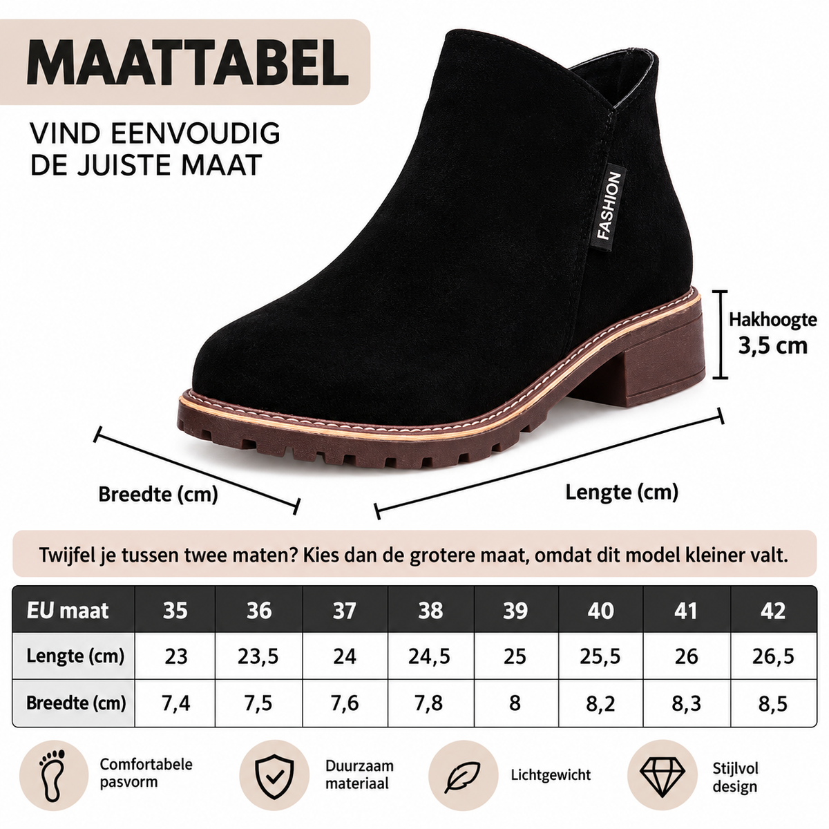 Fien | Warme Enkellaarsjes