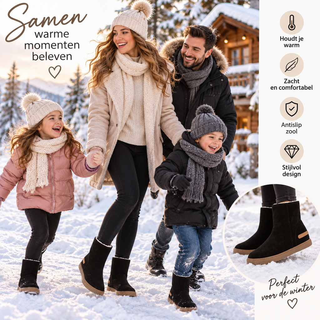 Manon 2-in-1 gevoerde snowboots voor dames – foto 3 van 15