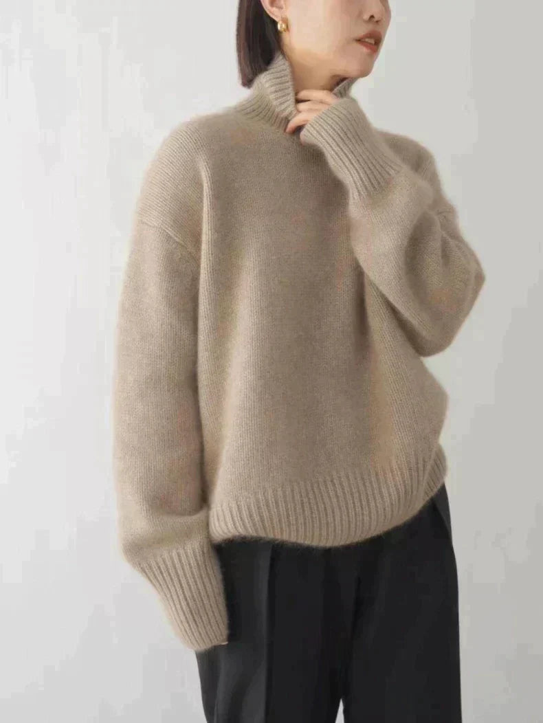 Céline elegante warme coltrui met hoge col – foto 6 van 9